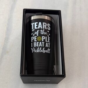 Black Pickleball Tumbler
